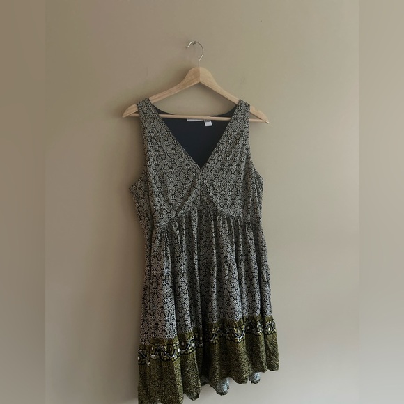 Sincerely Jules Boho Floral Mini Dress or Tunic, Size Large - Picture 3 of 8